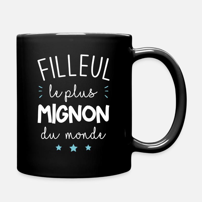 Filleul le plus mignon du monde - Mug uni - noir