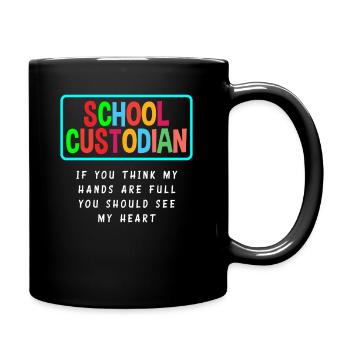 École Concierge Coeur Profession Passion - Mug uni - noir - Droite