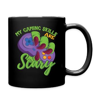 Fête de jeu d’Halloween - Mug uni - noir - Droite