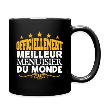 Menuisier | meilleur Menuisier | légende Menuisier - Mug uni - noir - Droite