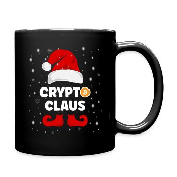 Crypto Claus Crypto Tenue de Noël Famille - Mug uni - noir - Droite