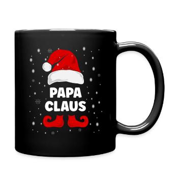 Papa Claus Christmas Outfit Family Partner Look - Full Colour Mug - black - Right