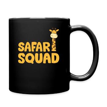 Safari Squad Afrika Safari Giraffe - Tasse einfarbig - Schwarz - Rechts