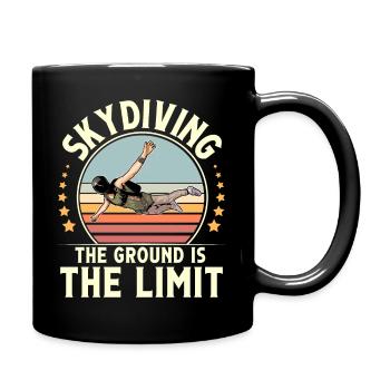 Skydiving Parachuting Parachute - Full Colour Mug - black - Right