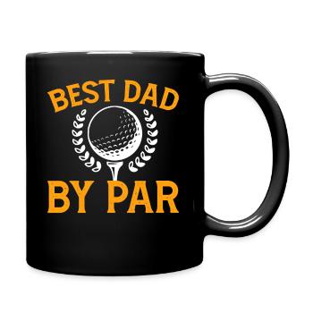 Best father of par - golf - Full Colour Mug - black - Right