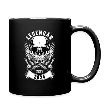 Geburtstag Legendär Seit 2024 Geschenk - Tasse einfarbig - Schwarz - Rechts
