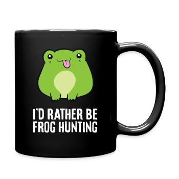 Capture de grenouilles Je préfère chasser les grenouilles Grenouilles - Mug uni - noir - Droite