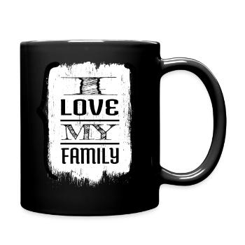 happy humour geek voyage en famille tshirts d’humour adulte - Mug uni - noir - Droite