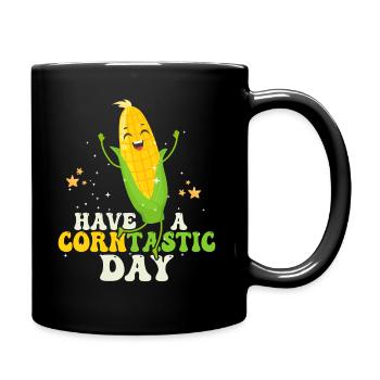 Have A Corntastic Day - Full Colour Mug - black - Right