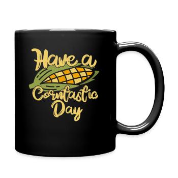 Have A Corntastic Day - Full Colour Mug - black - Right