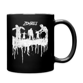 Vintage Zombie Apocalypse - Full Colour Mug - black - Right