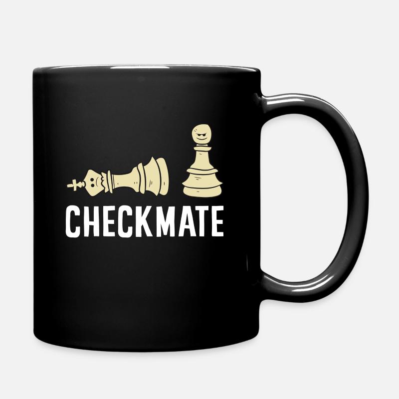 Jeu d’échecs drôle Checkmate de joueur d’échecs - Mug uni - noir