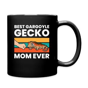 Beste Gargoyle-Gecko-Mutter aller Zeiten - Tasse einfarbig - Schwarz - Rechts