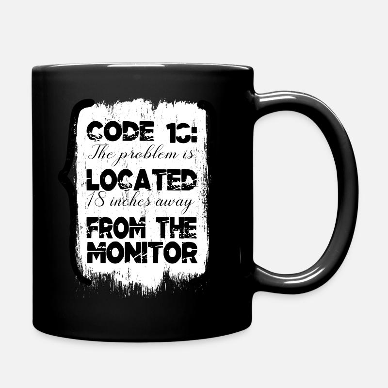 encrypt equestrian hacking computer codes fun - Tasse einfarbig - Schwarz