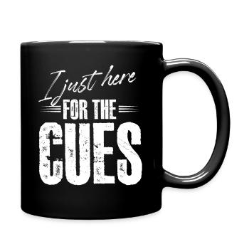 Je suis juste ici pour les indices Conception pour un théâtre - Mug uni - noir - Droite