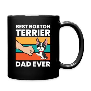 Meilleur Boston Terrier Papa Ever Pet - Mug uni - noir - Droite