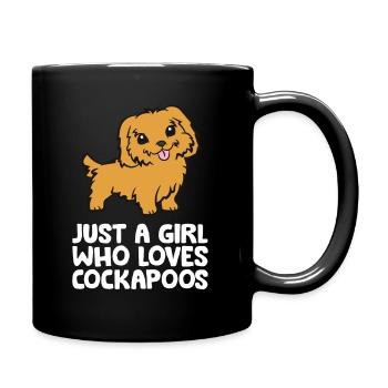 Juste une fille qui aime les cacatoès - Mug uni - noir - Droite