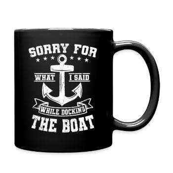 Désolé pour ce que j’ai dit lors de l’ancrage de l’ancre de démarrage - Mug uni - noir - Droite