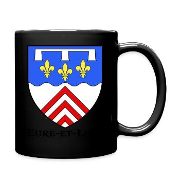 blason Eure et Loir - Mug uni - noir - Droite