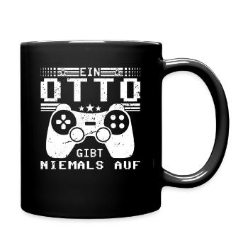Otto Gaming Konsole PC Gamer Geschenk - Tasse einfarbig - Schwarz - Rechts