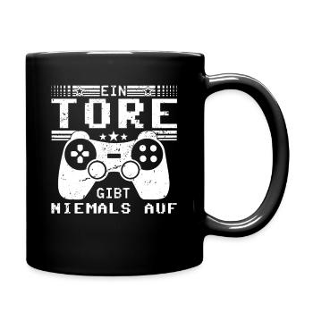 Tore Gaming Konsole PC Gamer Geschenk - Tasse einfarbig - Schwarz - Rechts