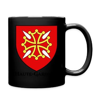 Haute Garonne - Mug uni - noir - Droite