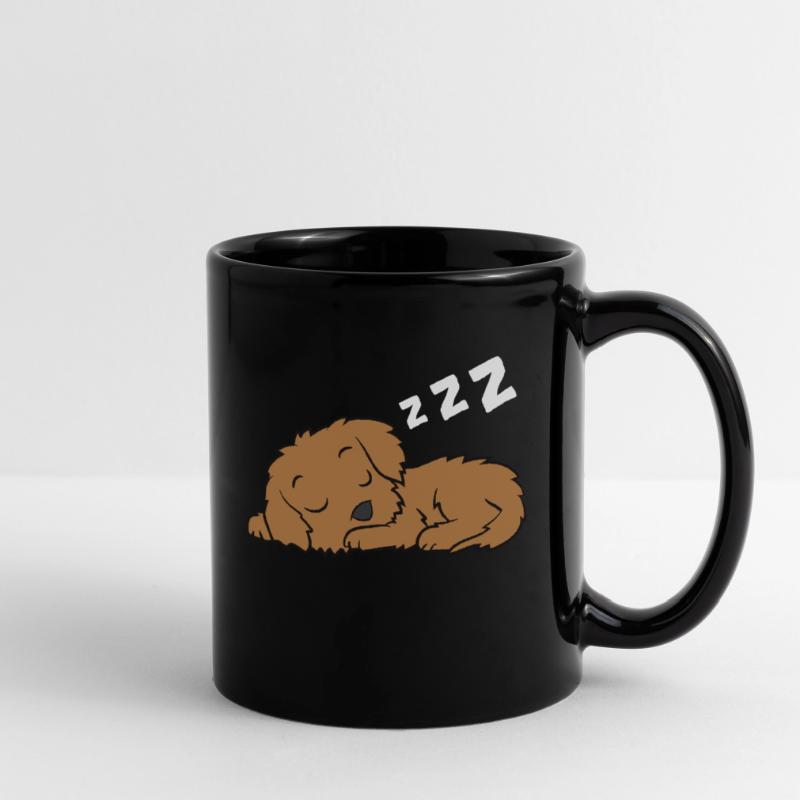 Cockapoo Pajama Cute Cockapoo Dog Sleeping Full Colour Mug