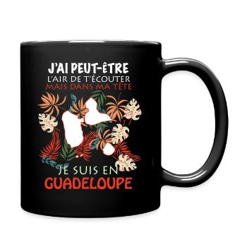 Message Guadeloupe Beau Pays - Mug uni - noir - Droite