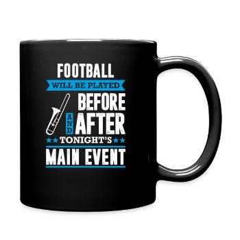 Funny Marching Band Season Trombone Winds - Full Colour Mug - black - Right
