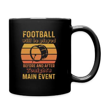 Marching Band Musician, Funny Bass Drum Player - Full Colour Mug - black - Right