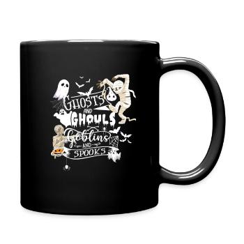 Fantômes Goules Gobelins Fantômes Halloween - Mug uni - noir - Droite