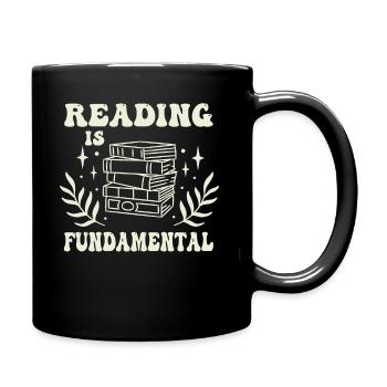 Reading Is Fundamental - Full Colour Mug - black - Right