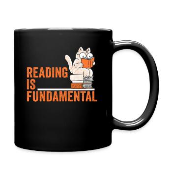Reading Is Fundamental - Full Colour Mug - black - Right