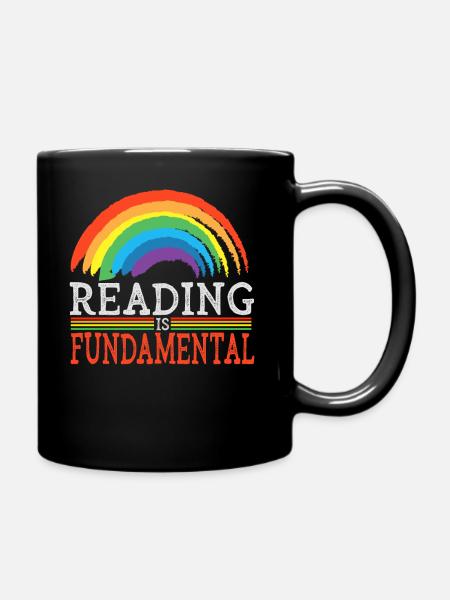 Reading Is Fundamental - Tasse einfarbig - Schwarz