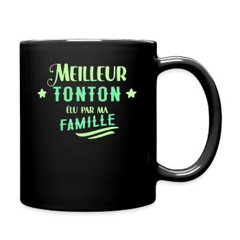 Meilleur Tonton Idée Cadeau Futur Tonton - Mug uni - noir - Droite