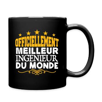 Ingénieur, le futur Ingénieur, Ingénieur drôle, an - Mug uni - noir - Droite