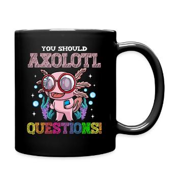 Lehrerin Lehrer Lustig - Tasse einfarbig - Schwarz - Rechts