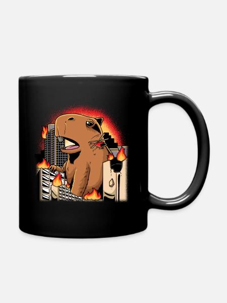 Capybara animal capybara - Mug uni - noir