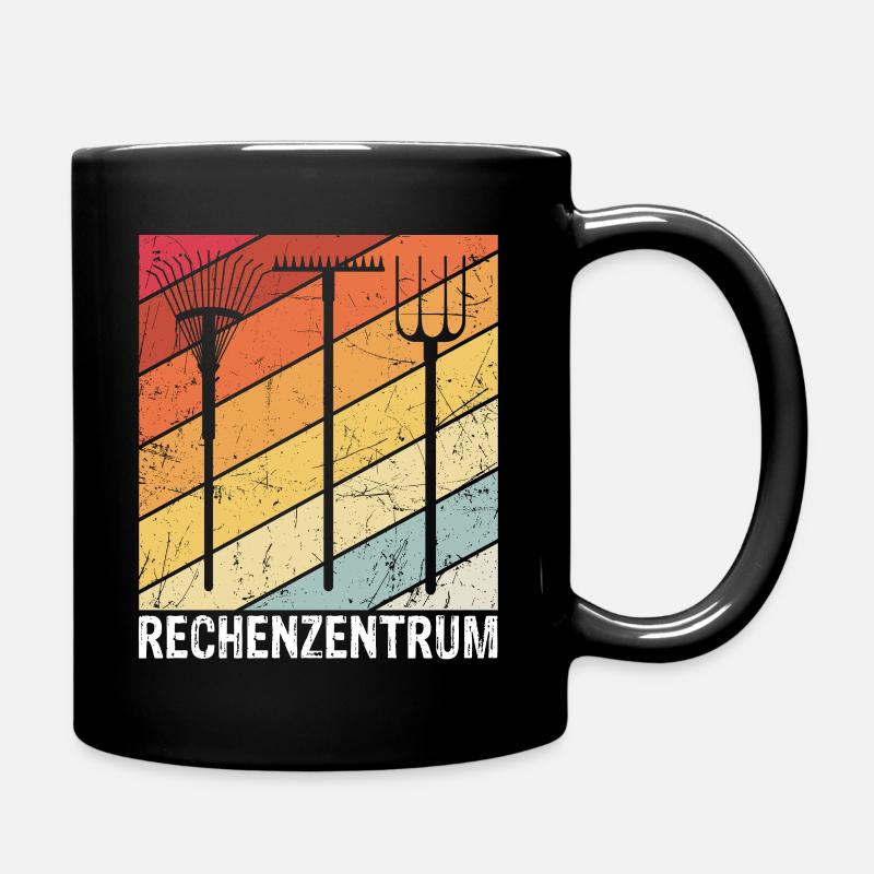Rechenzentrum Gärtner Retro Garten Gießkanne Garte - Tasse einfarbig - Schwarz