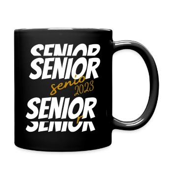 senior 2023 class of 2023 graduation 2023 gift - Full Colour Mug - black - Right