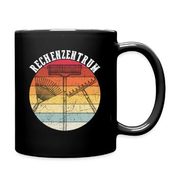 Rechenzentrum Gärtner Retro Garten Gießkanne Garte - Tasse einfarbig - Schwarz - Rechts