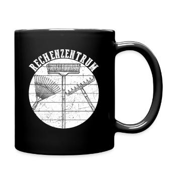 Rechenzentrum Geschenk - Tasse einfarbig - Schwarz - Rechts