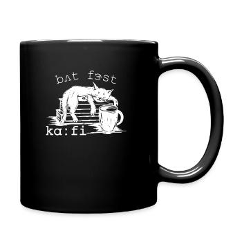 But First Coffee - Sprachtherapeut Logopäde - Tasse einfarbig - Schwarz - Rechts