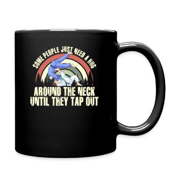 Certaines personnes ont juste besoin d’un combattant en cage câlin - Mug uni - noir - Droite