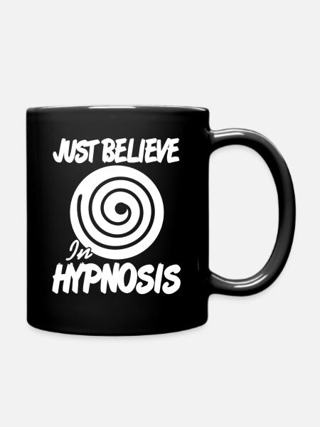 Croyez simplement en l’hypnose Conceptions impressionnantes d’hypnotisme - Mug uni - noir