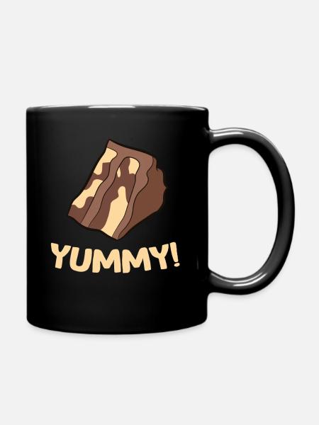 Marble Cake - Yummy! - Full Colour Mug - black