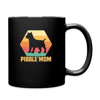 Pibble Mama Pit Bull Terrier Chien - Mug uni - noir - Droite