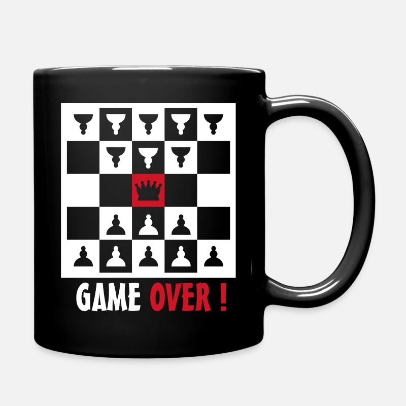 game over - Tasse einfarbig - Schwarz