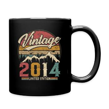 Vintage 2014 Limited Edition Cadeau D'anniversaire - Mug uni - noir - Droite