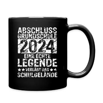Grundschule 2024 Eine Legende Grundschule Abschlus - Tasse einfarbig - Schwarz - Rechts